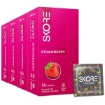 Skore - Strawberry - 10 Piece (Pack of 4)