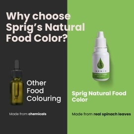 Sprig Natural Extracts for Colouring Food and Beverage, Green, 15 ml, 34640810