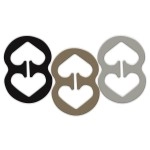 Razor Clips Bra Strap Clips Made in the USA Racer Back Conceal Straps, Black-white-beige, M