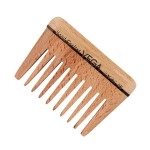 VEGA Wide Tooth Wooden Comb, wooden colour, 30 g
