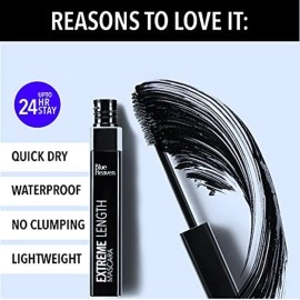 Blue Heaven Extreme Length Mascara, Black, 9 ml