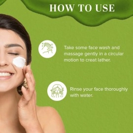 Khadi Natural - Neem and Tulsi Herbal Face Wash, 210ml (Pack of 2)