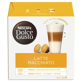 Nescafe Dolce Gusto Latte Macchiato Coffee Pods, 16 capsules