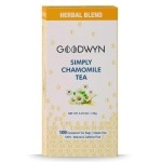 Goodwyn Chamomile Herbal Stress Relief Tea, 100 Tea Bags