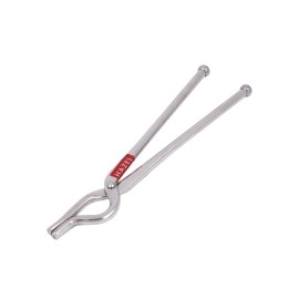 HAZEL Stainless Steel Tong For holding Kitchen Utensils | Pakad for kitchen with Glossy Finnish, one Side Pakkad