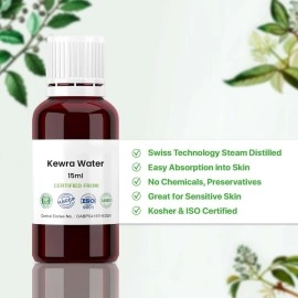 Allin Exporters Kewra Water - 100% Pure Natural & Undiluted - 15 Ml