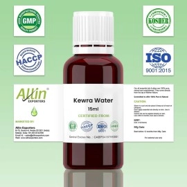 Allin Exporters Kewra Water - 100% Pure Natural & Undiluted - 15 Ml
