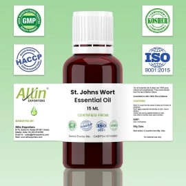Allin Exporters St. Johns Wort Essential Oil, 15ml