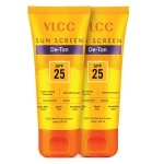 VLCC Anti Tan Sunscreen SPF 25 150 Grams Lotion, Multi