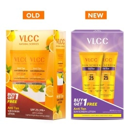 VLCC Anti Tan Sunscreen SPF 25 150 Grams Lotion, Multi