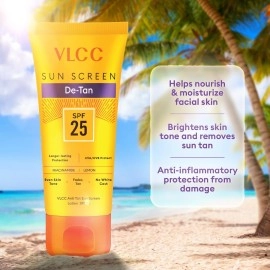 VLCC Anti Tan Sunscreen SPF 25 150 Grams Lotion, Multi