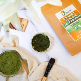 Grenera Organic Moringa Leaf Powder 1 kg, Drumstick Leaf Powder, Pure Shigru for Healthy Life, Organic Certified, No Chemicals or Preservatives