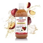 HealthVit Apple Cider Vinegar with Mother Vinegar, Raw, Unfiltered and Undiluted - 500 ml