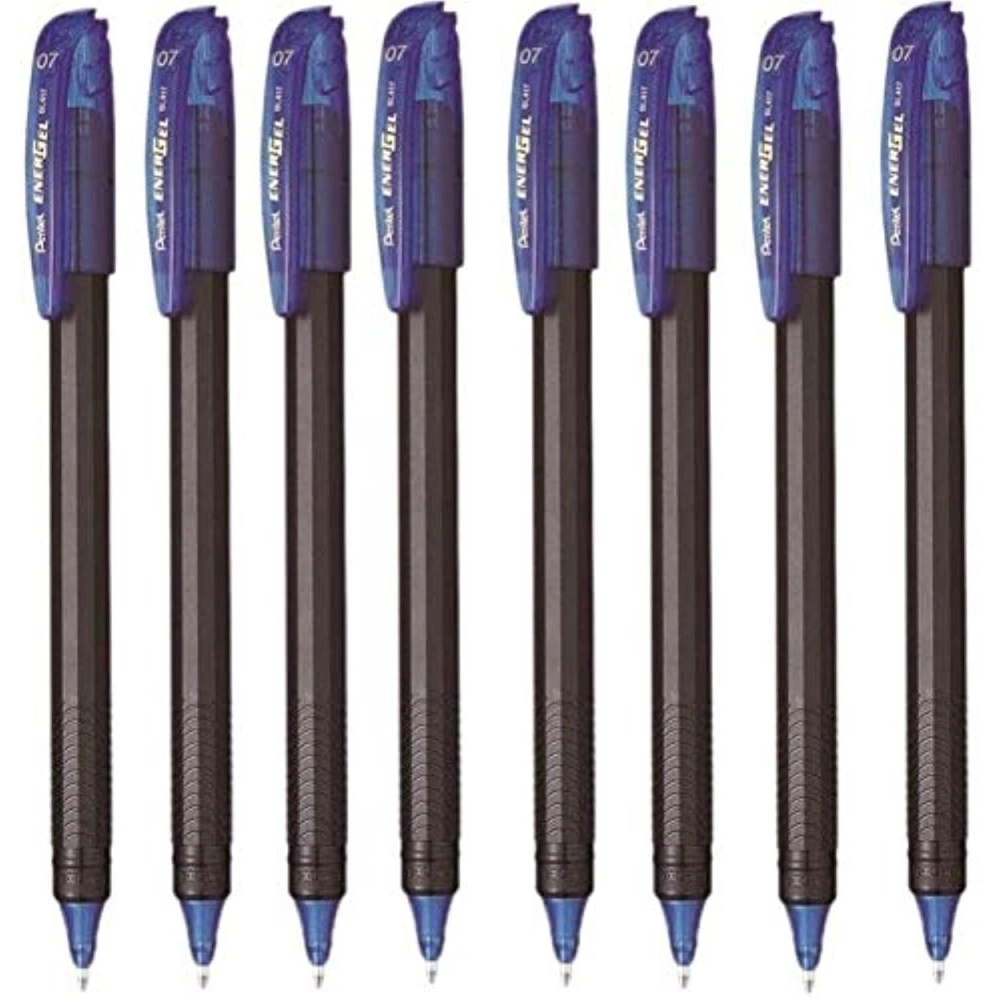 Pentel Energel Roller Gel Pen Set - Pack of 8 (Blue)