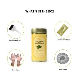 Hennaveda Natural Indigo Powder, 100g (Pack of 2)