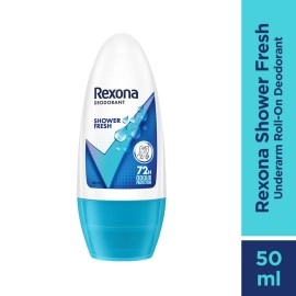 Rexona Shower Fresh Underarm Roll on Deodorant for Women 50 ml