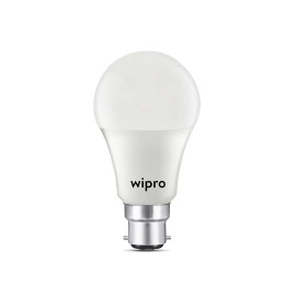 Wipro Garnet N90002 Base B22 9-Watt LED Bulb (Pack of 2, Warm White and Golden Yellow)