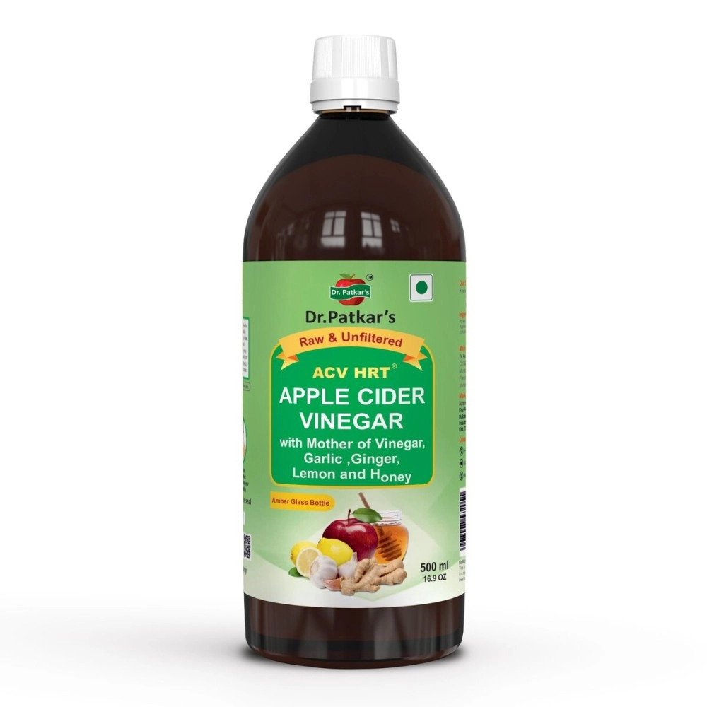 Dr. Patkar\'s Apple Cider Vinegar With Garlic, Ginger, Lemon And Honey 500Ml