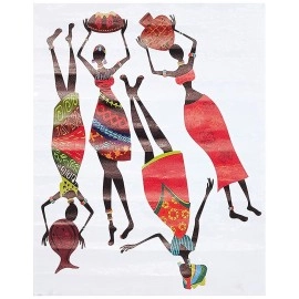 Decals Design PVC Vinyl \'African Women\' Wall Sti..