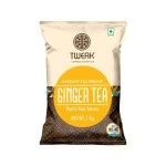 TWEAK INSTANT GINGER TEA PREMIX 1kg | Premium Ginger Tea | Instant Chai Mix with Milk & Sugar | Ginger Chai Premix | Ready-to-Drink Ginger Tea | Instant Herbal Tea Premix | Makes Approx 62 Cups of