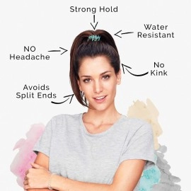 invisibobble Nano Hair Ring, True Black