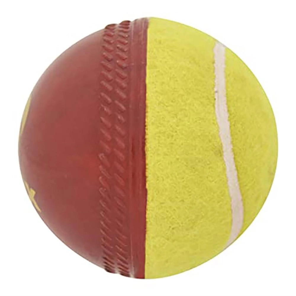 Omtex Cricket Training Swing Ball (Half Tennis) - Size 5.5. Diameter 2.5cm