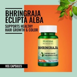 Morpheme Remedies Bhringraja Eclipta Alba 500 mg - 60 Veg Capsules