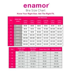 Enamor A042 Side Support Shaper Stretch Cotton Everyday Bra - Non-Padded, Wire-Free & High Coverage White