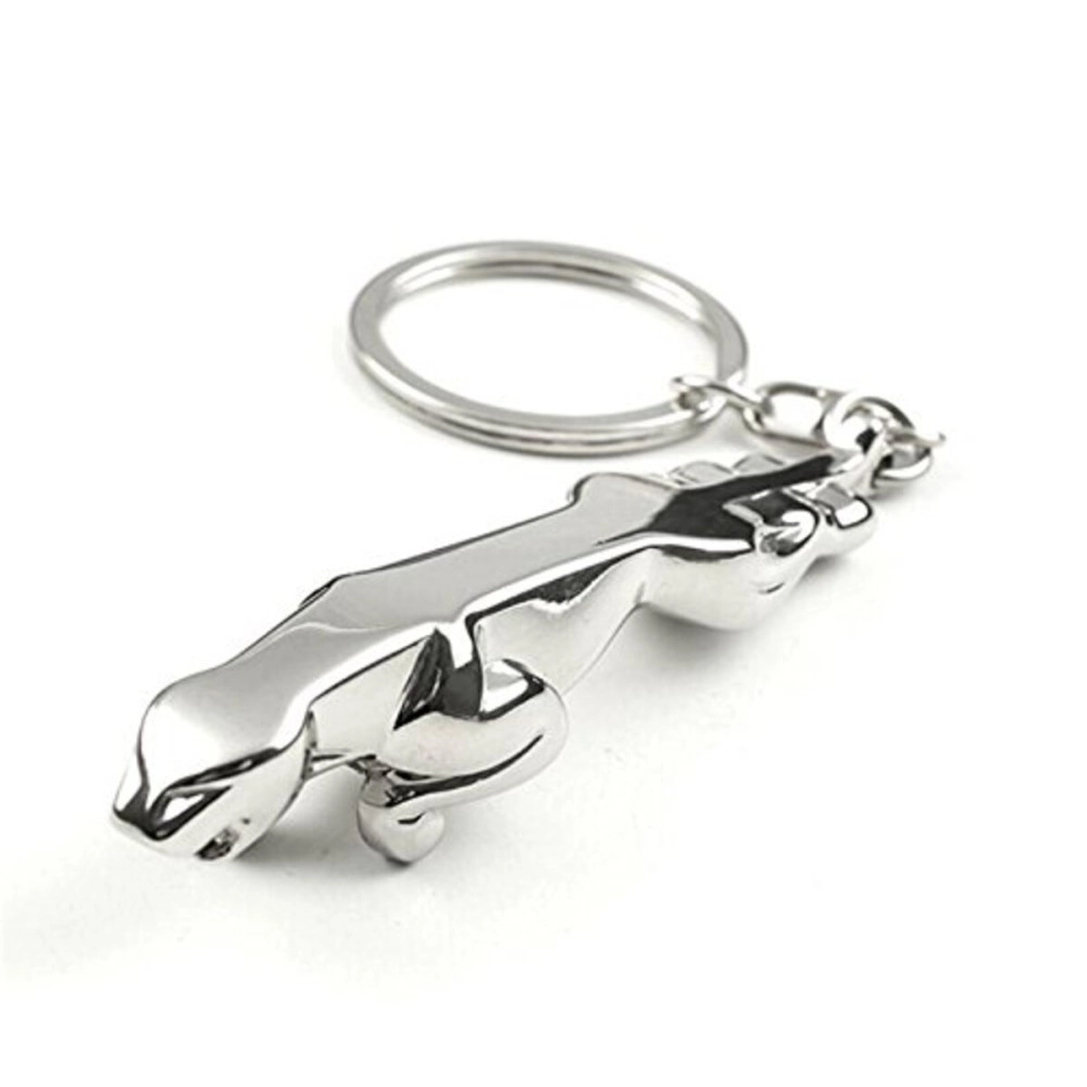 AutokraftZ Generic - WV001RCA0195 Silver Jaguar Keyring & Keychain
