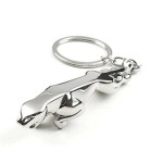 AutokraftZ Generic - WV001RCA0195 Silver Jaguar Keyring & Keychain
