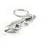 AutokraftZ Generic - WV001RCA0195 Silver Jaguar Keyring & Keychain