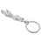 AutokraftZ Generic - WV001RCA0195 Silver Jaguar Keyring & Keychain