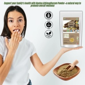 Neotea Athimadhuram Powder jethi-madh atimadhura adimaduram (Abrus Prectorius), 300g
