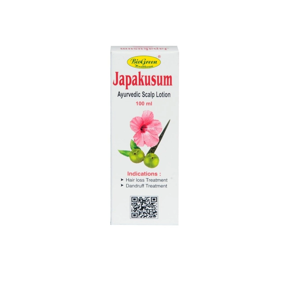 Biogreen Healthcare Japakusum Lotion Ayurvedic Scalp Lotion - 100ml