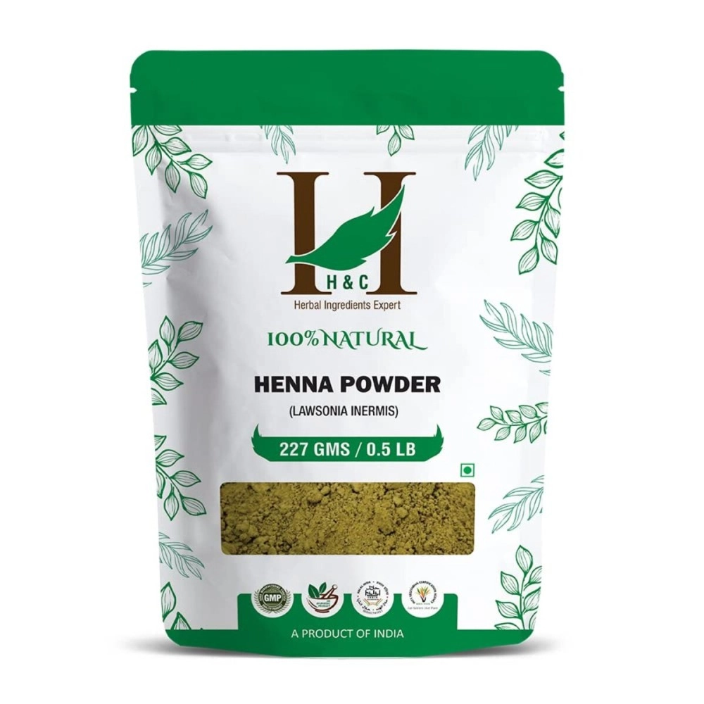 H&C Lawsonia Inermis Natural Henna Powder (227g/1/2lbs)