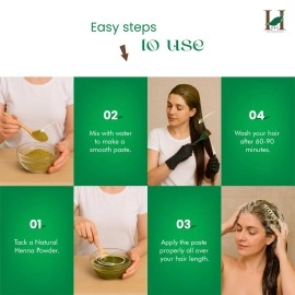 H&C Lawsonia Inermis Natural Henna Powder (227g/1/2lbs)