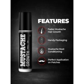 Beardo Mustache Growth Roll-On, 8 ml