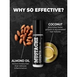 Beardo Mustache Growth Roll-On, 8 ml