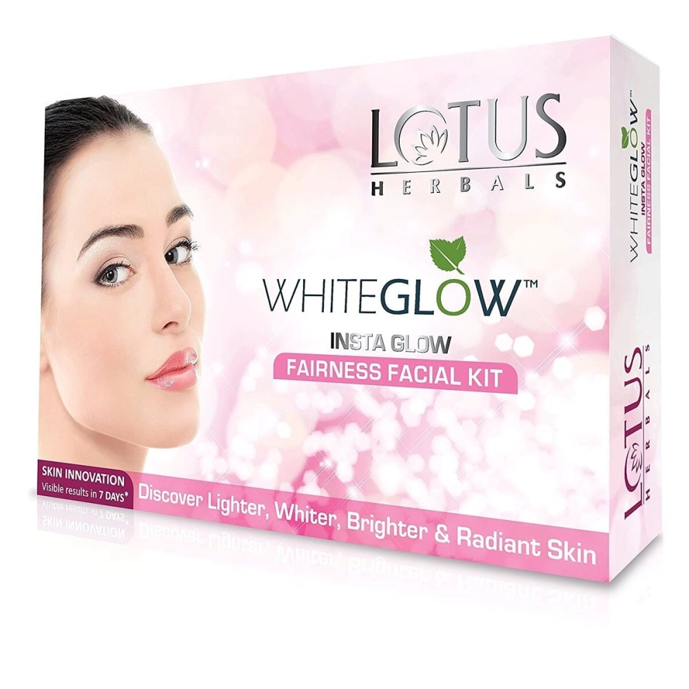 Lotus Herbals White Glow Insta Glow Fairness Facial Kit,40g