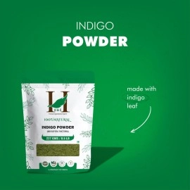 100% Natural Indigo Powder Organically Grown For Hair coloring (227g / (1/2 lb) / 8 ounces)