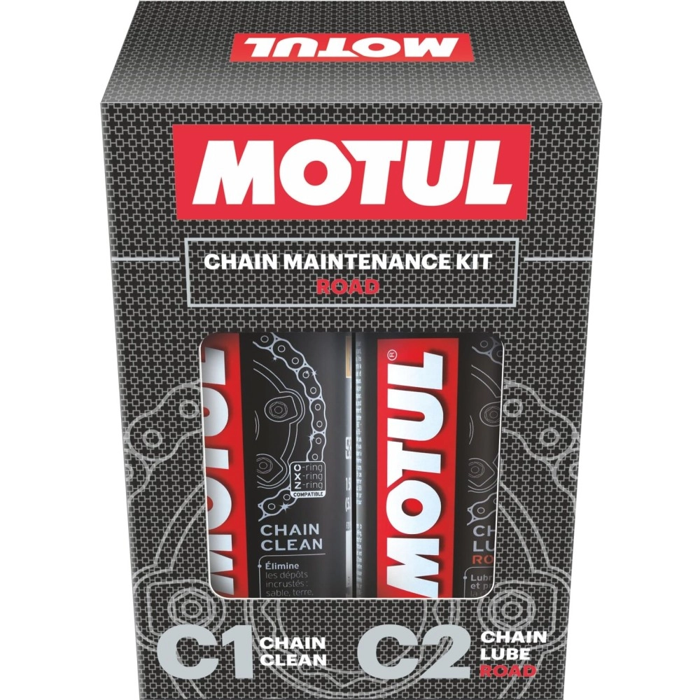 Motul Combo of C2 Chain Lube (150 ml) and C1 Chain Clean for All Bikes (150 ml) (LBCH001)