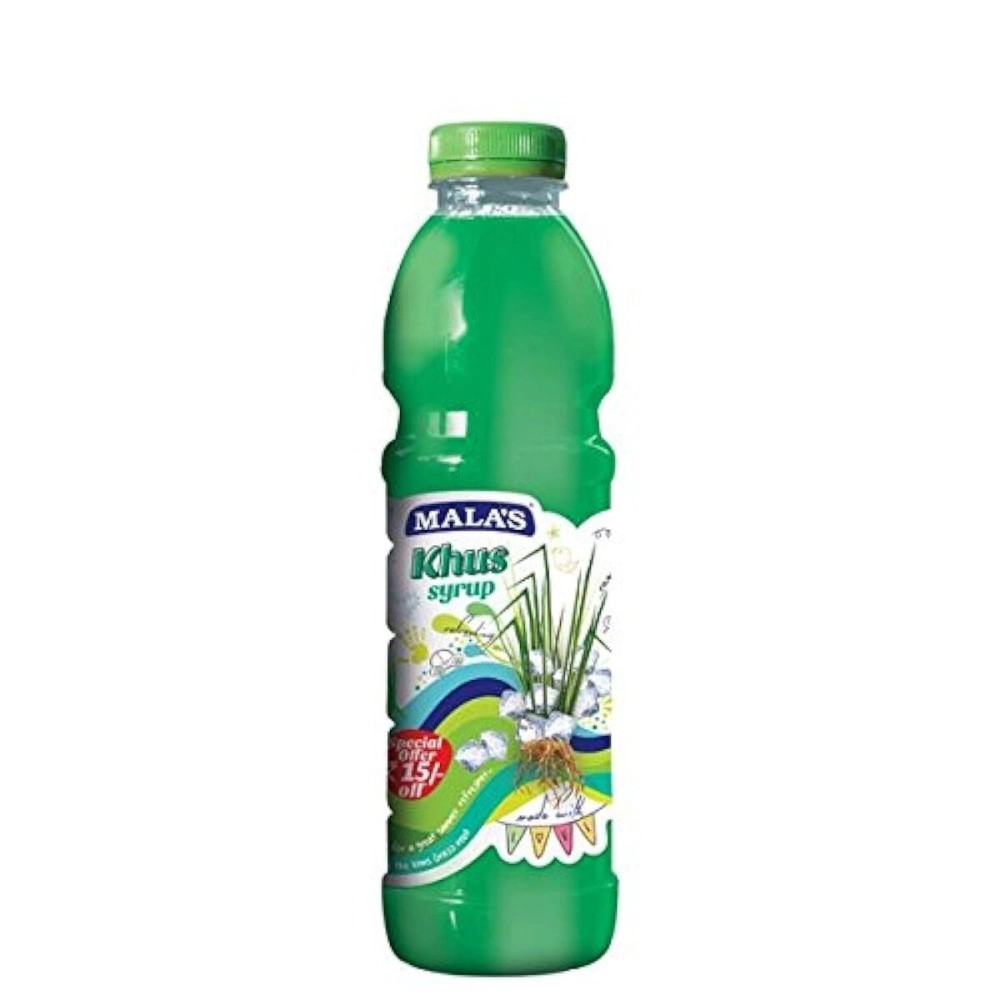 Mala\'s Khus Syrup, 750 Millilitre