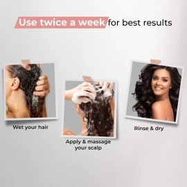 Kaya Clinic Anti Dandruff Shampoo, mild/gentle scalp purifying shampoo with Vitamin B5, seaweed extracts to nourish scalp, reduce dryness 200ml, multi