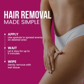 everteen Bikini Line Hair Remover Creme Pack of 2 (50g each) for bikini line and underarms