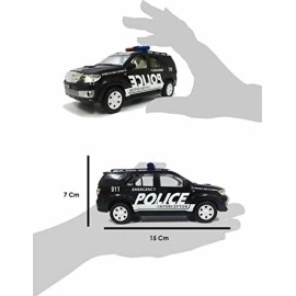 Centy Toys Model of Toyota Fortuner (Police Interceptor, Multicolour)