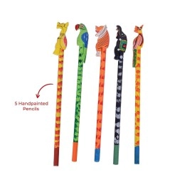 Desi Toys Handpainted Pencil (Set of 5)