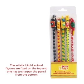 Desi Toys Handpainted Pencil (Set of 5)