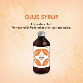 Charak Pharma Ojus Syrup for Indigestion Digestive Aid - 200 ml (Pack of 2).