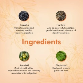 Charak Pharma Ojus Syrup for Indigestion Digestive Aid - 200 ml (Pack of 2).