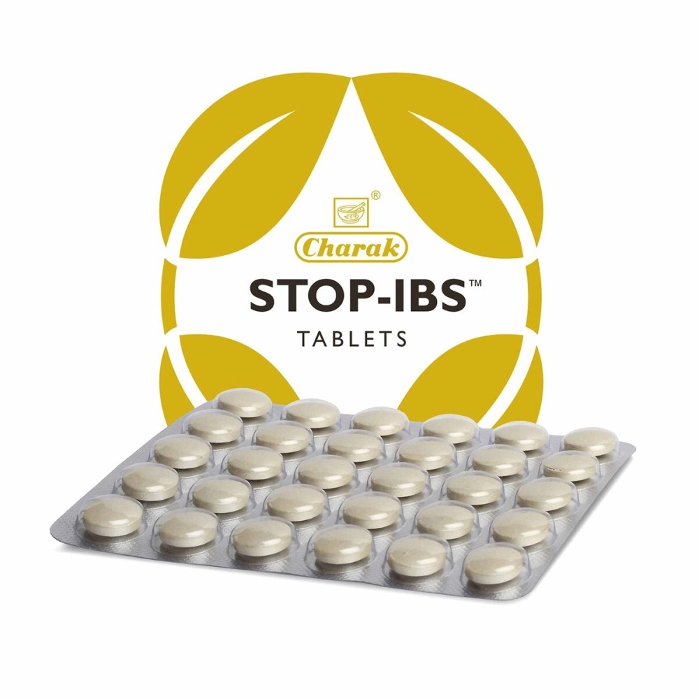 Charak Pharma Stop-IBS Tablet for Irritable Bowel Syndrome (30)